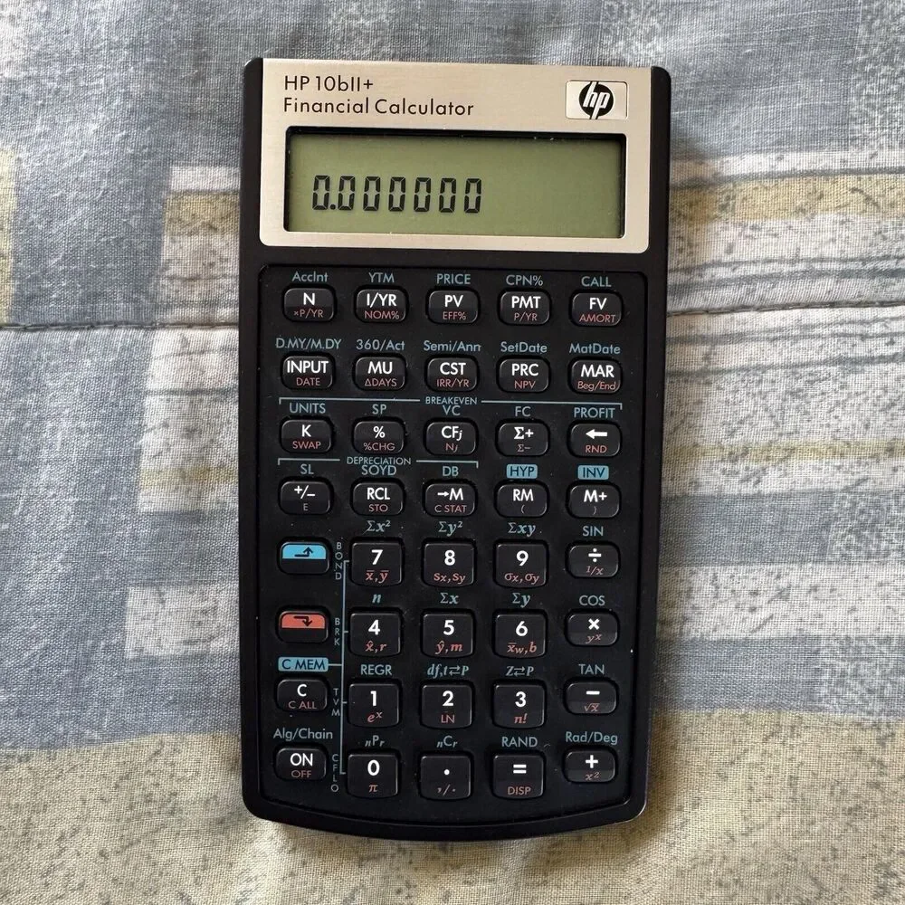 HP-10BII Financial Calculator Black